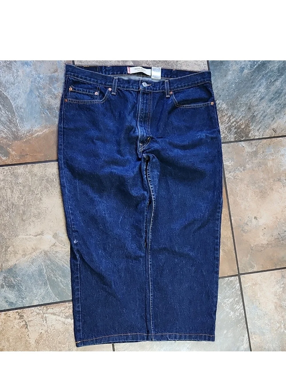 Vintage Levi's Men's Indigo Straight Jeans